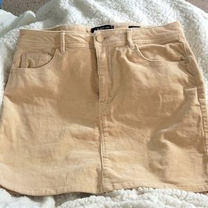 Women's courdoroy mini skirt